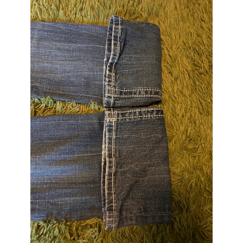 Miss Me Bootcut Jeans JP5727B5 Dark Wash Embroidered Peace Love 28 x 33 READ - Picture 10 of 10